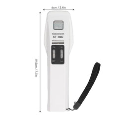 Calmora Portable Handheld Needle Detector, Highly Sensitive Metal Detector for Fabric Inspection, Magnetic Induction Principle with Audible and Visual Alarms and One Touch Adjustments