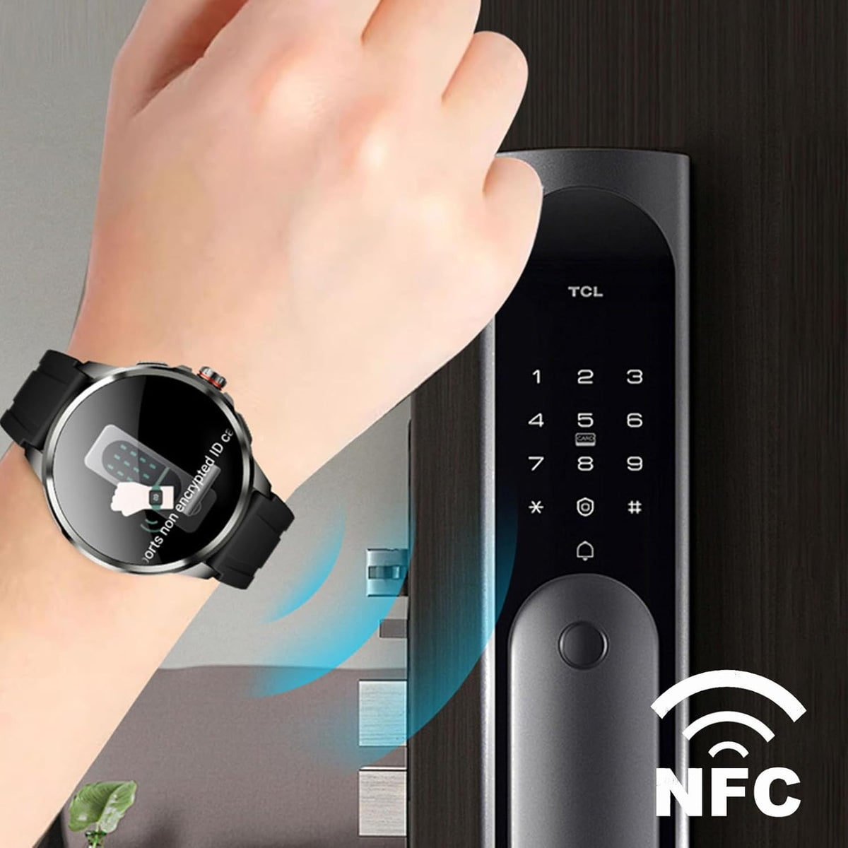 CALMORA H99 4G LTE Android Smartwatch, GPS WiFi Smart Watch with SIM Card Slot, HD Camera, Heart Rate Monitor, Fitness Tracker, Social Media Apps Support, Black