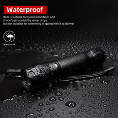 CALMORA IR Flashlight Infrared 850nm Light LED Rechargeable Mini for Night Vision, Handheld Tactical ir Illuminator, Focus Adjustable, Portable for Hunting, Observation, Search, with Clip