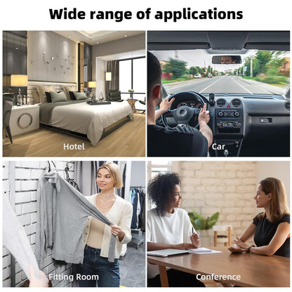 Calmora Hidden Camera Detector, Anti Spy Camera Detector Wireless Rechargeable for Home, Office, Travel, Hotels