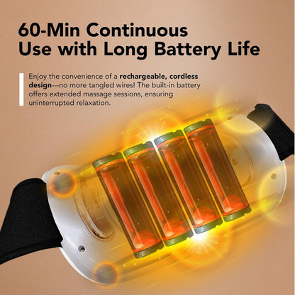 CALMORA Electric Abdominal Massager, Stomach Massager for Digestion, Belly Cellulite Massage for Flattening Belly, Relieves Discomfort Caused by Bloating, Constipation, Stomach Pain