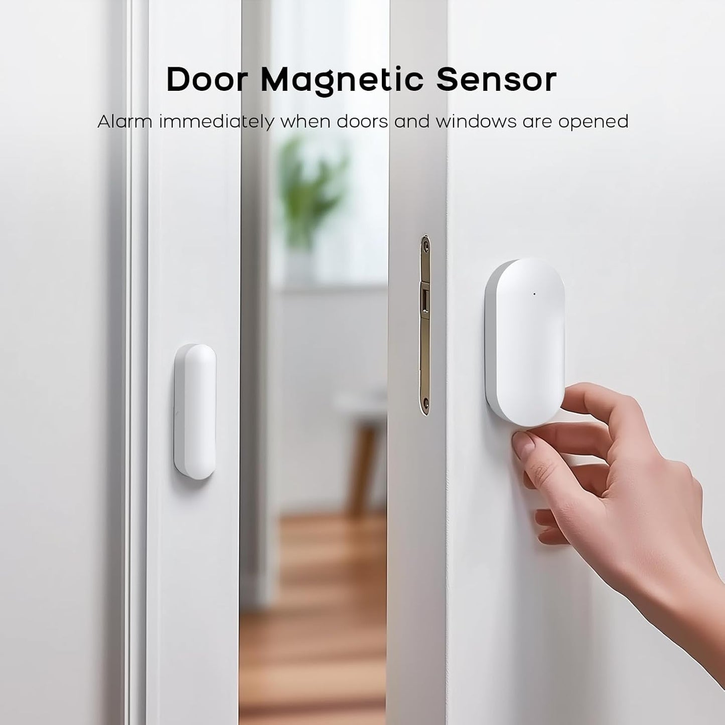 CALMORA Alarm System for Home Security, Alarm System with Camera WiFi+GSM/4G Home Burglar Security Detector Sensor Kit Remote Control, NO Monthly Fees for Home Security and Kids Safety