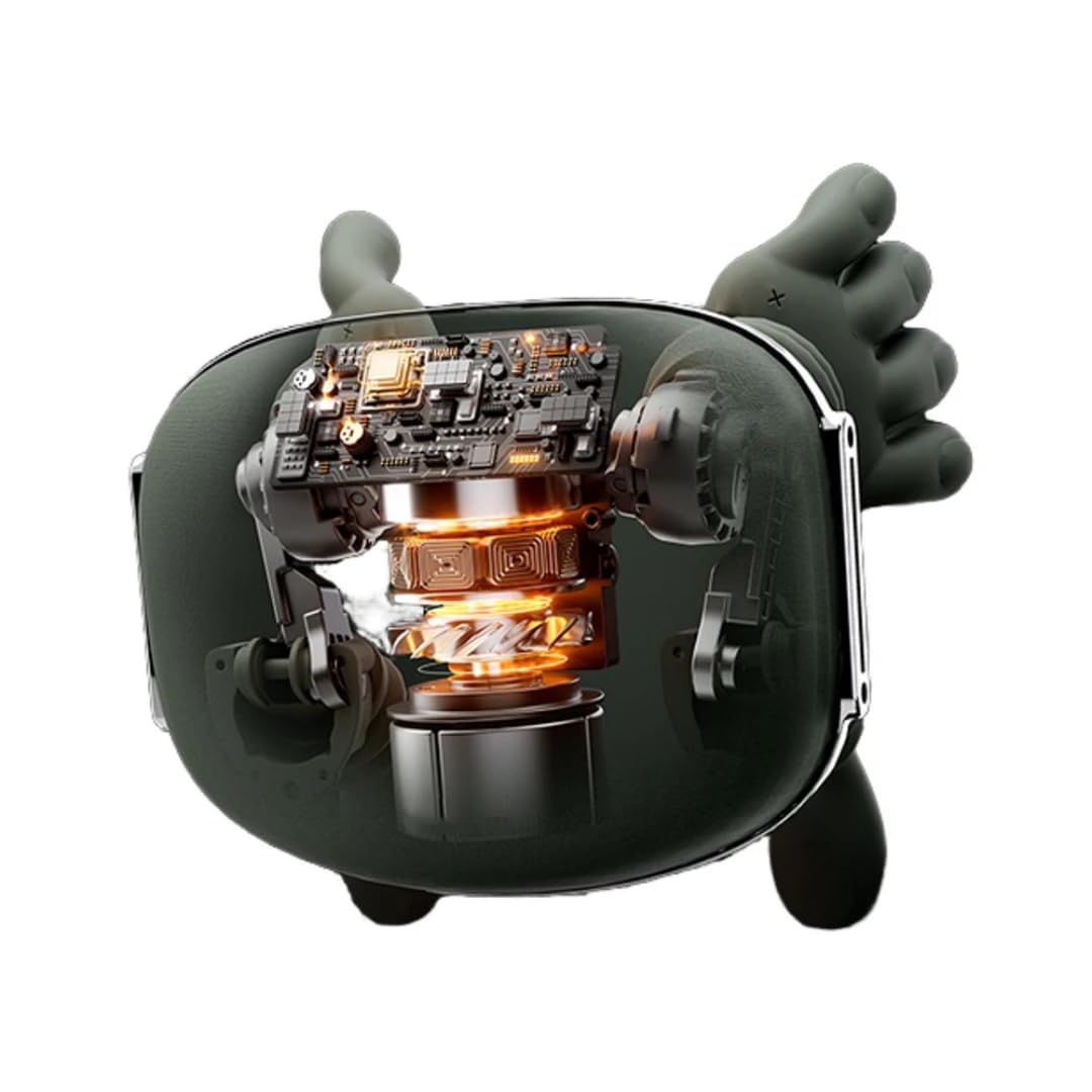 CALMORA Bionic Hand Design, Deep Tissue Shiatsu Kneading, Massage Master Electric Neck Massager, Heat Therapy, Shoulder Back Pain Relief with Eye Mask