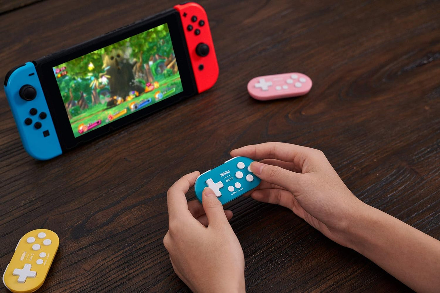 8Bitdo Zero 2 Bluetooth Key Chain Sized Mini Controller for Nintendo Switch, Windows, Android and macOS (Turquoise Edition)