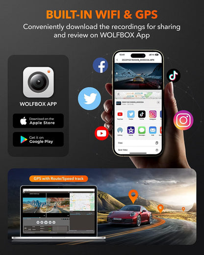 WOLFBOX Mirror Dash Cam (STOP SELLING)