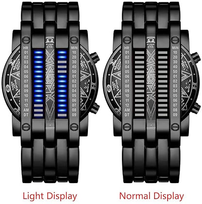 MASTOP Digital Men's Watch (Black Dial Black Colored Strap)