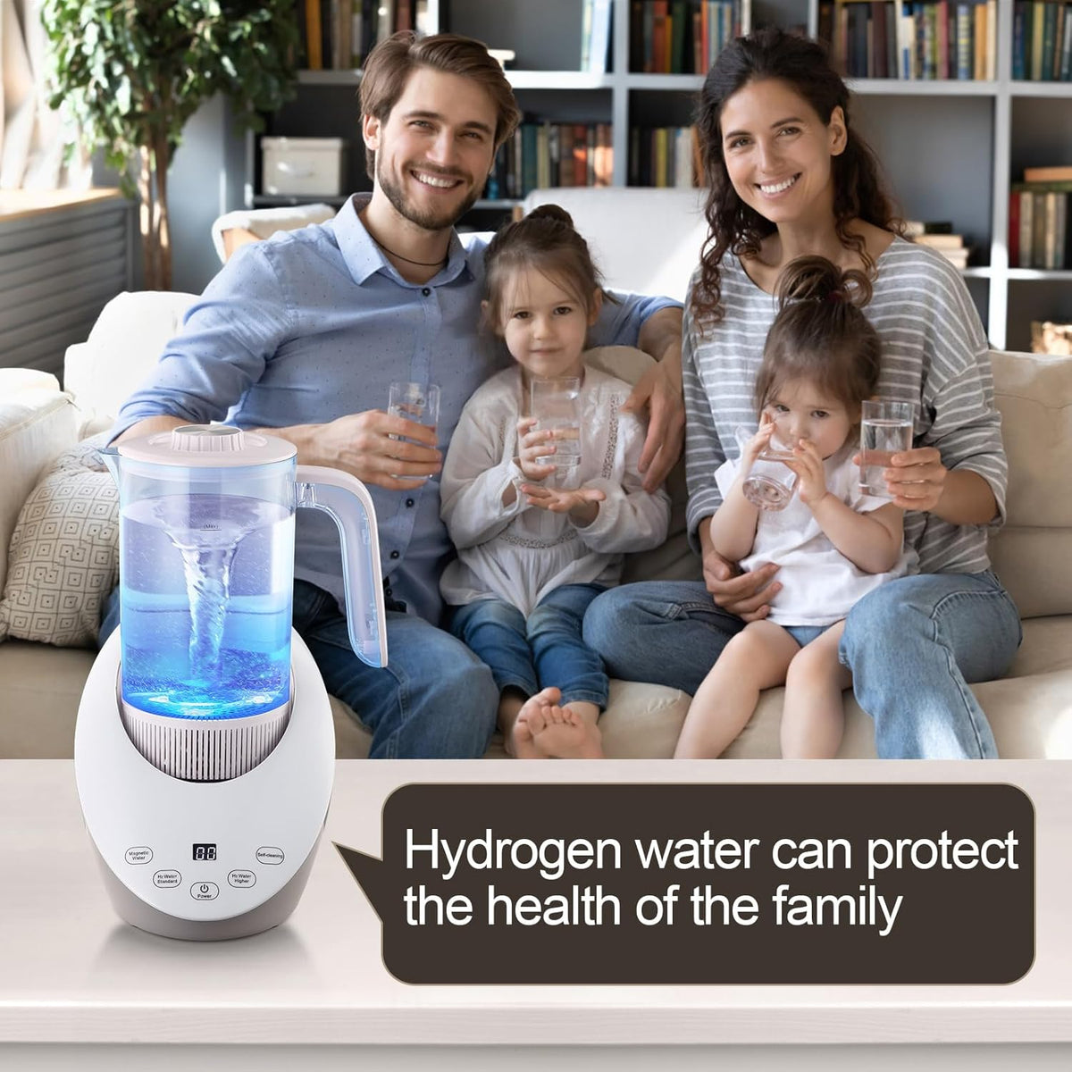 Hydrogen Water Ionizer Machine - Rich Water Health Pitcher