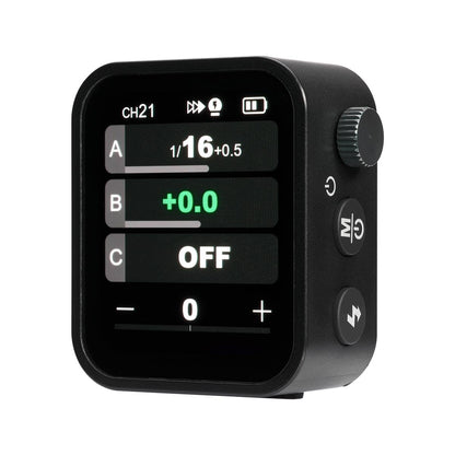 Calmora R2 Nano Touchscreen TTL Wireless Flash Trigger for Olympus and Panasonic, Godox X3