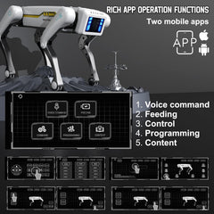 AI Robot Dog - Smart Dancing Kung-Fu Pet with App Control
