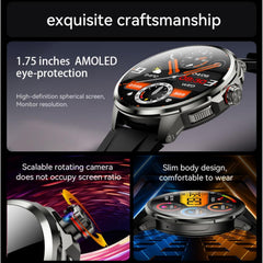 CALMORA H99 4G LTE Android Smartwatch, GPS WiFi Smart Watch with SIM Card Slot, HD Camera, Heart Rate Monitor, Fitness Tracker, Social Media Apps Support, Black