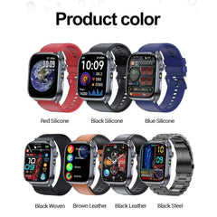 CALMORA 2025 Smart Watch with Bluetooth Calling & ECG HRV Tracking | SpO2 Heart Rate Fitness Tracker, Sleep Monitor, Sports Modes Waterproof Smartwatch for Android iPhone