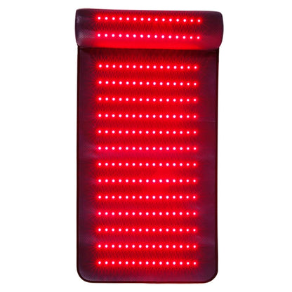 CALMORA Infrared Red Light Therapy, Red Light Therapy Mat with Neck Support, 660nm&850nm NIR Deep Wavelength Blanket Pad for Back Belly Knee Shoulder HIPS Body Pain Relief