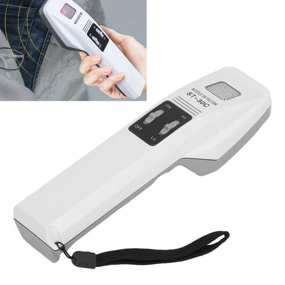 Calmora Portable Handheld Needle Detector, Highly Sensitive Metal Detector for Fabric Inspection, Magnetic Induction Principle with Audible and Visual Alarms and One Touch Adjustments