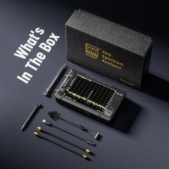 Calmora HW V0.5.4 TinySA Ultra+ZS407 Spectrum Analyzer, 4-inch 100kHz-7.3GHz Frequency Analyzer 2-in-1 Signal Generator 100kHz to 900MHz MF/HF/VHF UHF Input 5000mAh Battery 32GB SD Card