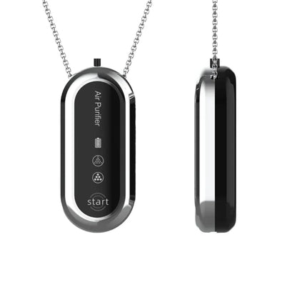 Calmora Wearable Air Purifier Necklace, Personal Portable Air Freshner Ionizer with Necklace and Rechargeable Battery, Small Size/One-Button Start/Low Noise for Adults Kids