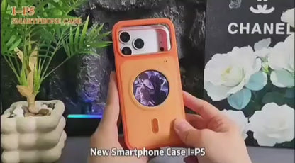 Smart Case with HD Screen Display compatible for iPhn 17 Pro Max | Voice Recording Compatible Case | Calls, Messages Alerts on Case Screen